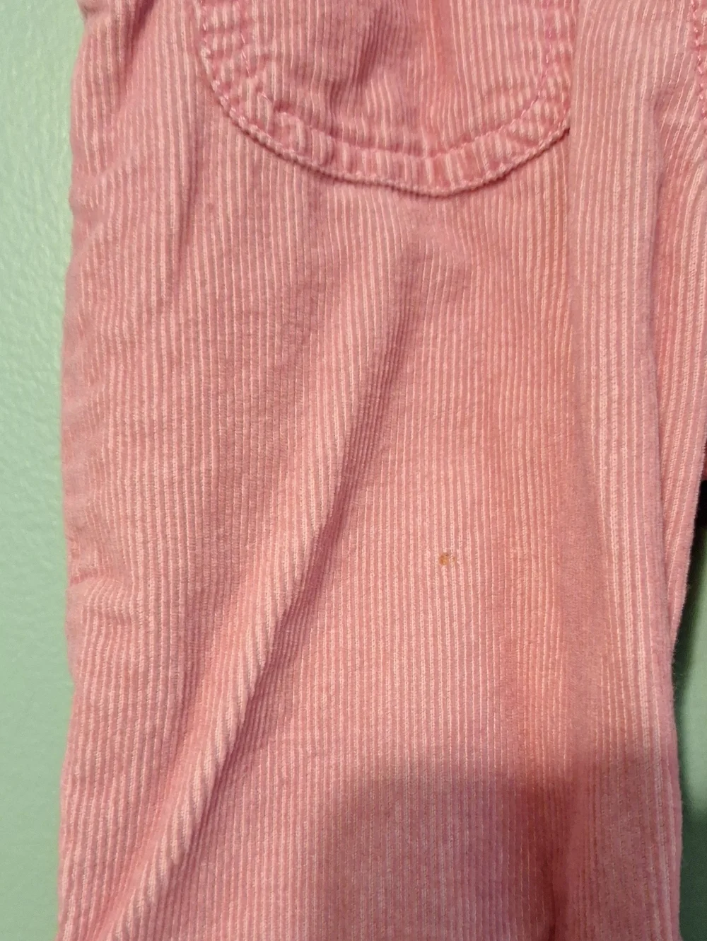 Oshkosh Bgosh Pink Little Girls Corduroy Overalls Size 12m